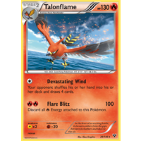 Talonflame 28/146 XY Base Set Holo Rare Pokemon Card NEAR MINT TCG