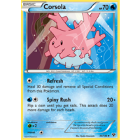 Corsola 36/146 XY Base Set Uncommon Pokemon Card NEAR MINT TCG