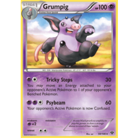 Grumpig 50/146 XY Base Set Rare Pokemon Card NEAR MINT TCG