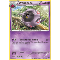 Whirlipede 52/146 XY Base Set Uncommon Pokemon Card NEAR MINT TCG