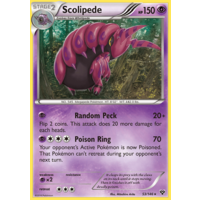 Scolipede 53/146 XY Base Set Rare Pokemon Card NEAR MINT TCG
