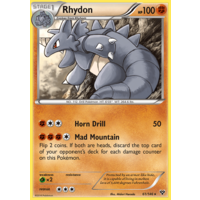 Rhydon 61/146 XY Base Set Rare Pokemon Card NEAR MINT TCG