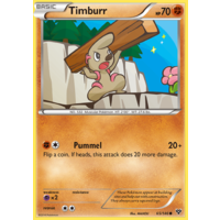 Timburr 65/146 XY Base Set Common Pokemon Card NEAR MINT TCG