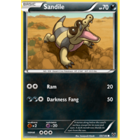 Sandile 69/146 XY Base Set Common Pokemon Card NEAR MINT TCG