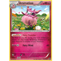 Aromatisse 93/146 XY Base Set Holo Rare Pokemon Card NEAR MINT TCG