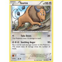 Tauros 100/146 XY Base Set Rare Pokemon Card NEAR MINT TCG