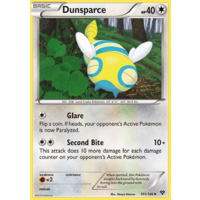 Dunsparce 101/146 XY Base Set Uncommon Pokemon Card NEAR MINT TCG