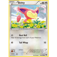 Skitty 104/146 XY Base Set Common Pokemon Card NEAR MINT TCG