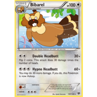 Bibarel 107/146 XY Base Set Rare Pokemon Card NEAR MINT TCG