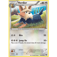 Herdier 109/146 XY Base Set Uncommon Pokemon Card NEAR MINT TCG