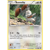 Bunnelby 111/146 XY Base Set Common Pokemon Card NEAR MINT TCG
