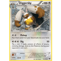 Diggersby 112/146 XY Base Set Uncommon Pokemon Card NEAR MINT TCG