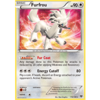 Furfrou 114/146 XY Base Set Holo Rare Pokemon Card NEAR MINT TCG