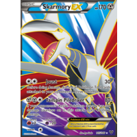 Skarmory EX 145/146 XY Base Set Holo Ultra Rare Full Art Pokemon Card NEAR MINT TCG