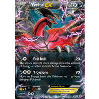 Yveltal EX XY08 XY Black Star Promo Pokemon Card NEAR MINT TCG