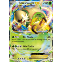 Chesnaught EX XY18 XY Black Star Promo Pokemon Card NEAR MINT TCG