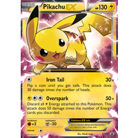 Pikachu EX XY84 XY Black Star Promo Pokemon Card NEAR MINT TCG