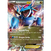 Salamence EX XY170 XY Black Star Promo Pokemon Card NEAR MINT TCG