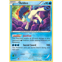 keldeo XY191 XY Black Star Promo Pokemon Card NEAR MINT TCG