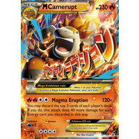 Mega Camerupt EX XY198 XY Black Star Promo Pokemon Card NEAR MINT TCG
