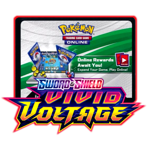 100 x Pokemon SWSH4 Vivid Voltage Code TCGO Cards TCG Codes