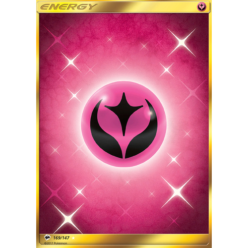 Fairy Energy 169/147 SM Burning Shadows Secret Rare Full Art Holo Pokemon Card NEAR MINT TCG