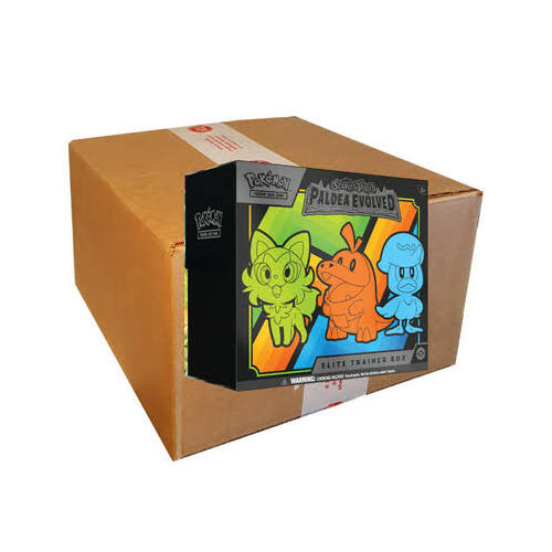 SEALED CASE 10X Pokemon Paldea Evolved Elite Trainer Boxes BRAND NEW AND SEALED