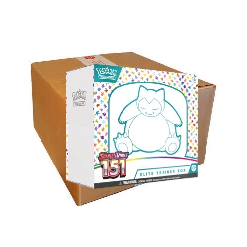 SEALED CASE 10X Pokemon 151 Elite Trainer Boxes BRAND NEW AND SEALED