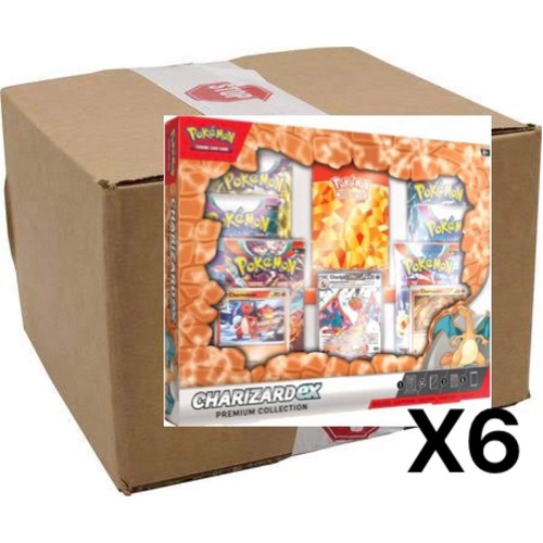 SEALED CASE OF 6 Charizard ex Ultra Premium Boxes BRAND NEW AND SEALED