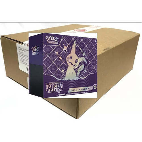 LIVE FACEBOOK/YOUTUBE/TWITCH PACK OPENING - KEEP ALL 10x Paldean Fates Elite Trainer Box BRAND NEW AND SEALED