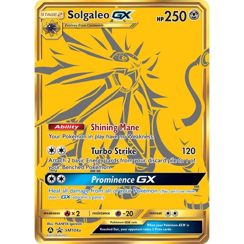 Solgaleo GX - SM Base Set - Pokemon