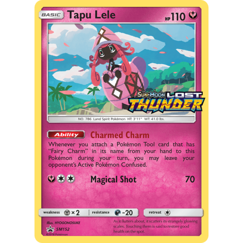 Tapu Lele SM152 Black Star Promo Pokemon Card NEAR MINT TCG