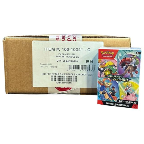 SEALED CASE 25X Pokemon JOURNEY TOGETHER Booster Bundle Boxes BRAND NEW AND SEALED
