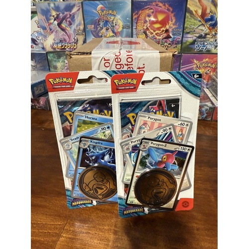 Pokemon SV TWILIGHT MASQUERADE Sealed Checklane Blister Case 16 PACKS BRAND NEW AND SEALED TCG
