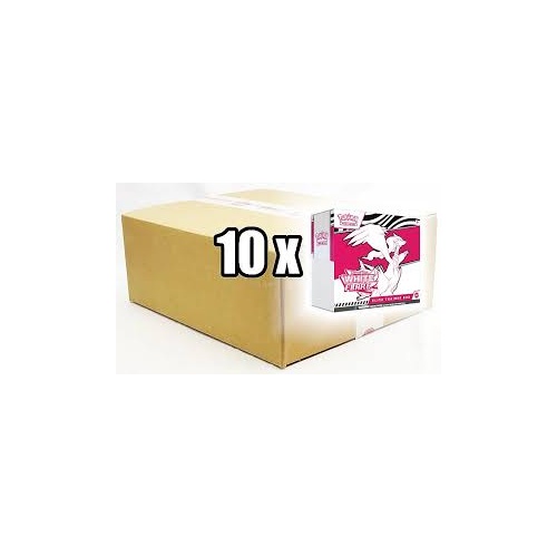 PRE ORDER SEALED CASE OF 10 WHITE FLARE Elite Trainer Boxes BRAND NEW AND SEALED