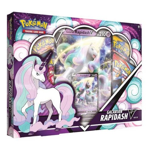 Pokemon Galarian Rapidash V Collection Box BRAND NEW AND SEALED