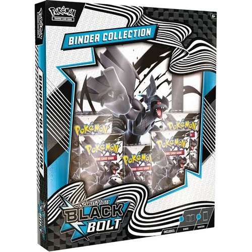 PRE ORDER SEALED CASE 6x Black Bolt Binder Collection 30 pack total BRAND NEW AND SEALED