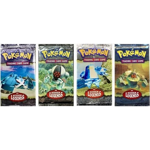 Pokemon ex Hidden Legends Booster Pack Artwork Set STILL SEALED