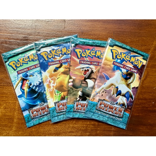 Pokemon ex Power Keepers Booster Pack Artwork Set 4X booster packs STILL SEALED