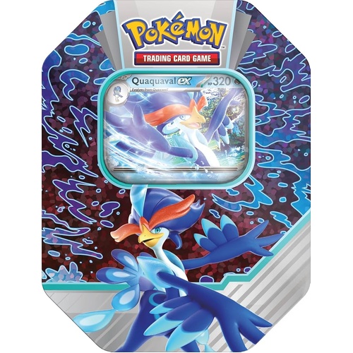 Pokemon Quaquaval ex Paldea Partners Tin BRAND NEW AND SEALED