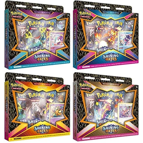 4X Shining Fates Pin Collection Boxes BRAND NEW AND SEALED