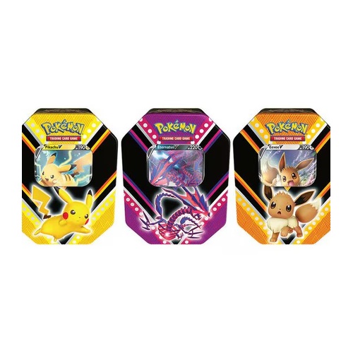 SEALED CASE 6X Pokemon V Powers Tins BRAND NEW AND SEALED