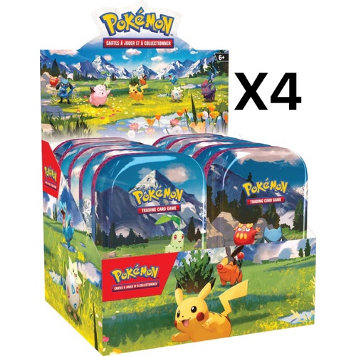 PRE ORDER SEALED MASTER CASE OF 4X ASCENDED HEROES Mini Tins Display Cases 40 tins (80 Packs) total BRAND NEW AND SEALED