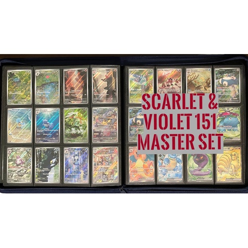 Pokemon 151 ENGLISH MASTER SET