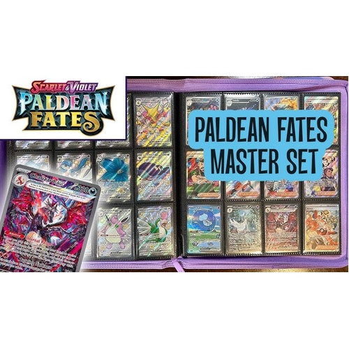 Pokemon Paldean Fates MASTER SET