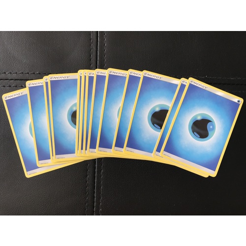 15 Water Energy cards Pokemon TCG MINT CONDITION SUN AND MOON base set XY