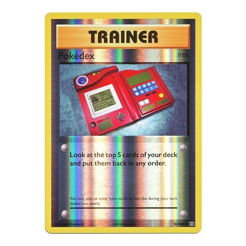 Pokedex 82/108 XY Evolutions Reverse Holo Uncommon Trainer Pokemon Card NEAR MINT TCG