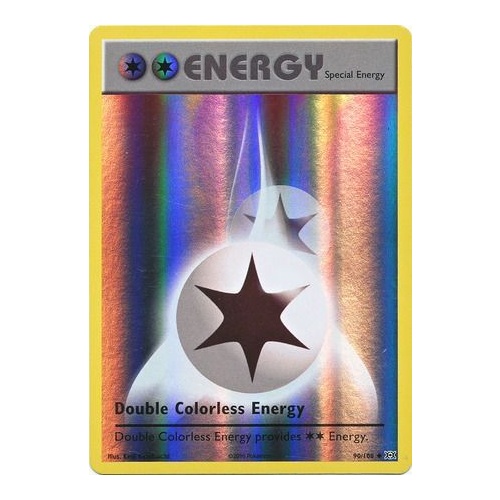 Double Colorless Energy 90/108 XY Evolutions Reverse Holo Uncommon Pokemon Card NEAR MINT TCG