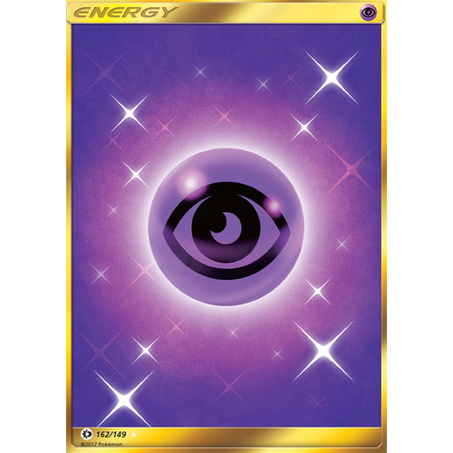 Psychic Energy 162/149 SM Base Set Holo Full Art Secret Rare Pokemon Card NEAR MINT TCG