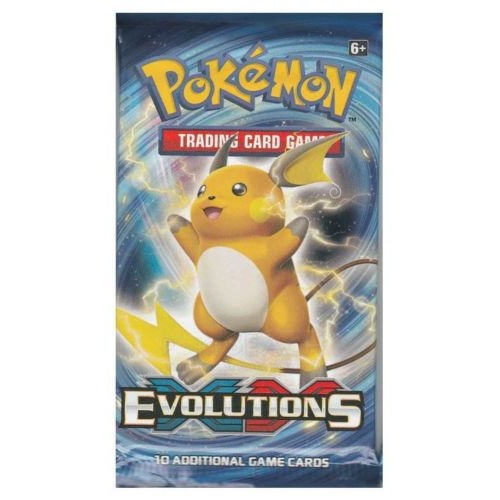 Pokemon XY Raichu Artwork Evolutions Booster Pack BRAND NEW AND SEALED TCG